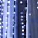 Garland "waterfall" 2 × 3 m, IP44, UMS, dark thread, 800 LED, white glow, 8 modes, 220 V