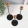 Climber Metal "Perefire. Kant" d = 2.5 cm set 3 pcs black with gold 21.5 cm, 27 cm, 32 cm 97163