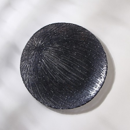 Dish "fireworks", d = 21 cm, blue color