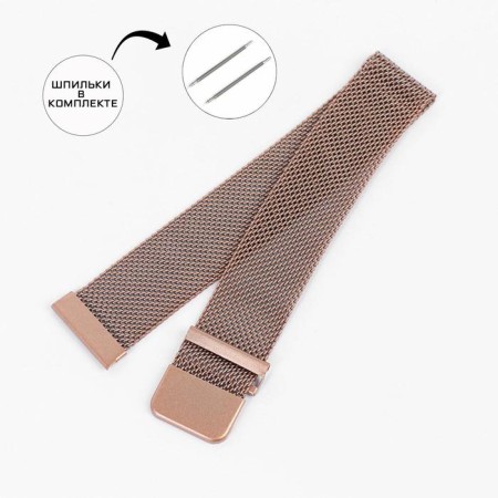 Solomon watch strap, 22 mm, metal, L-23 cm, studs in the kit