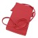 Women's bag B2812-77140, red color, genuine leather, 13x6x22 cm