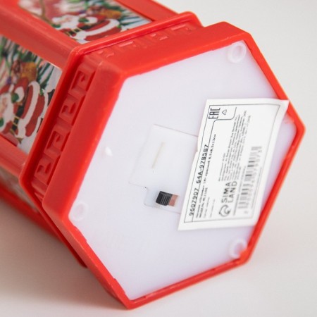 Nightlight "light" LED 1W 3XAG13 red 8.5x8.5x13cm Risalux-5
