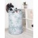 Basket for toys "Hoarfrost" Snowflakes, size 40x60 cm