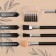 Makeup brushes, set - 4 pcs, black color