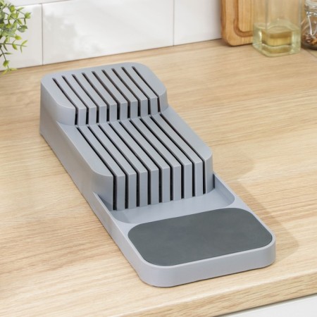 A tray for knives and cutlery Harm, the color is gray-1