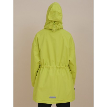 Vetrovka for girls, height 128 cm, lime color-10