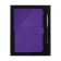 The diary of a non -section A5, 140l, cage, K/deputy, with a pen, in gift. box., purple
