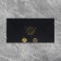 Money envelope "Space Gift", on black craft, embossing, 16.5 x 8 cm