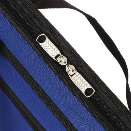 Folder for drawings and drawings for artists A2, 650 x 450 x 40 mm, with handles, textile, with pockets, "inspiration" 1B21, blue-5