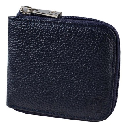 Male purse, lightning department, blue color
