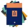 A4 notebook, 60 sheets in a cage on the crest Erichkrause Color Block, cover coated cardboard, mix