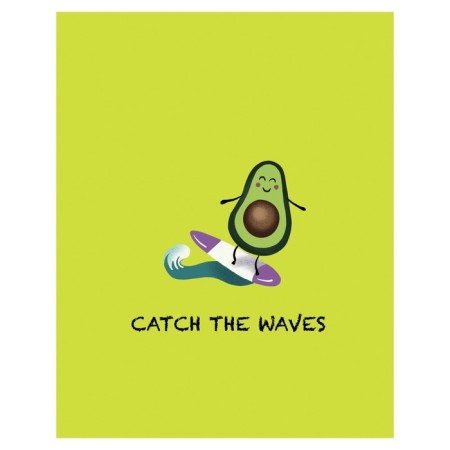 Pillow Golk "Avocado on vacation, decorative, size 16x45 cm-1
