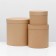 Set of round boxes 3B1 "plain craft", 30 x 30 - 16 x 16