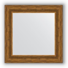 Mirror in the baguette frame - Blonded bronze 99 mm, 72 x 72 cm, EvoForm