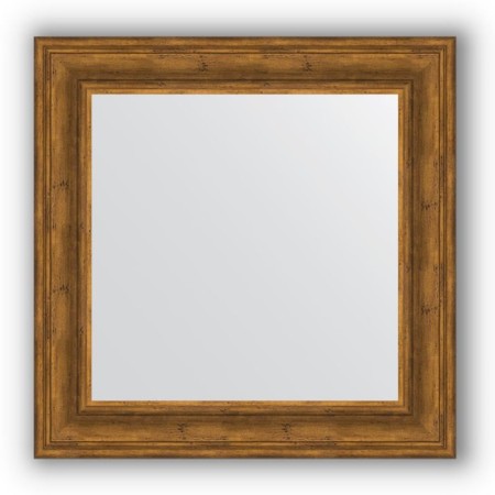 Mirror in the baguette frame - Blonded bronze 99 mm, 72 x 72 cm, EvoForm