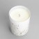 Aromatic candle "Golden Spot", an elderberry and grapefruit, a white glass