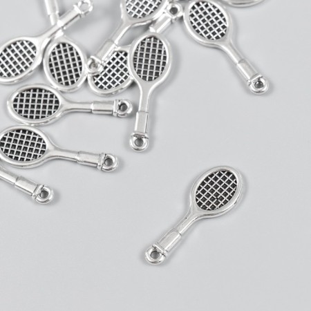 Decor for creativity Metal "Rocket" set 12 pcs silver 1x2.8 cm