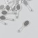 Decor for creativity Metal "Rocket" set 12 pcs silver 1x2.8 cm