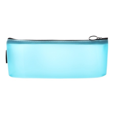Penal soft, 1 compartment, 35 x 210 x 90 mm, voluminous, Colorio "Anime", silicone, blue-2
