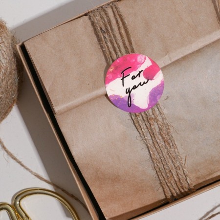 A set of business stickers for you, 4 x 4 cm - 50 pcs.-1