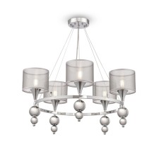 Caustry Freya Fr5093PL-05CH Lauren, 630x630x1000 mm, E14, 5x40W, color chromium