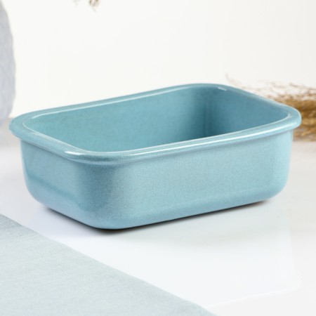Baking capacity - Pskovskaya container 0.5l / 5.5x17x12.5cm, blues-1
