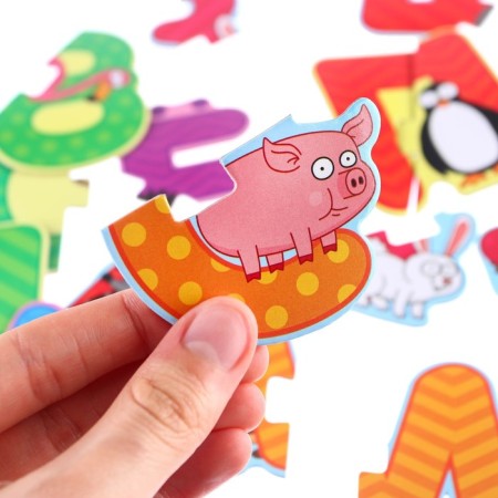 Maxi Puzzles "Blue Tractor: from A to Z"-4