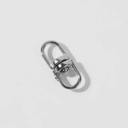 The base for the key fob, rotary, connecting, 6 × 15 mm, silver color-1