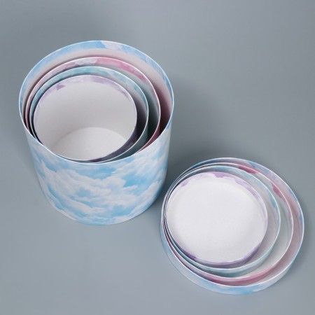 A set of hats for flowers 4 in 1, gift packaging, “clouds”, 14 x 13 cm - 20 x 17.5 cm-14