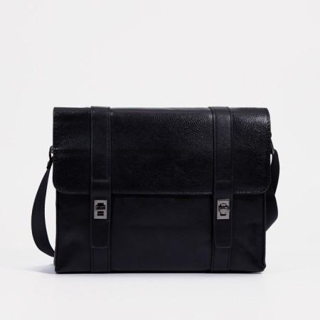 Male bag, black color-1