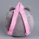Baby plush backpack for a girl, round "kitten", 18 × 18 cm