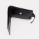 Male purse on a button, for bills, for cards, for coins, black color
