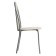 Viennese soft chair, silver metallic/milk