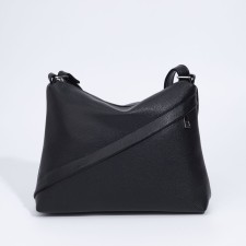 Bag Cross-Bodi with a zipper, black color
