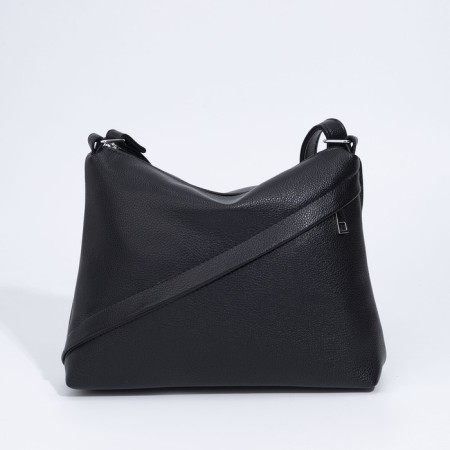 Bag Cross-Bodi with a zipper, black color