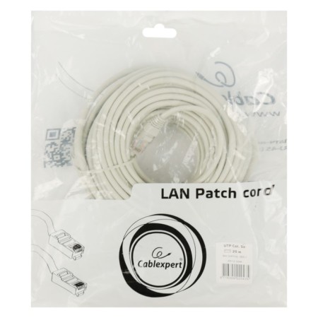 Gembird PP12E-20M patch cord, UTP 5E cat., RJ-45 (M) -RJ-45 (M), 20 m, gray-4