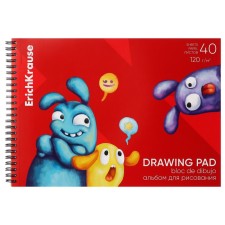 A4 drawing album, 40 sheets on the Erichkrause 