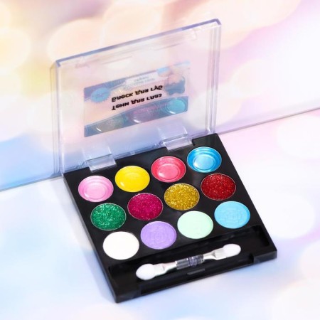 Cosmetics set for girls: shadows, shine, applicator-2