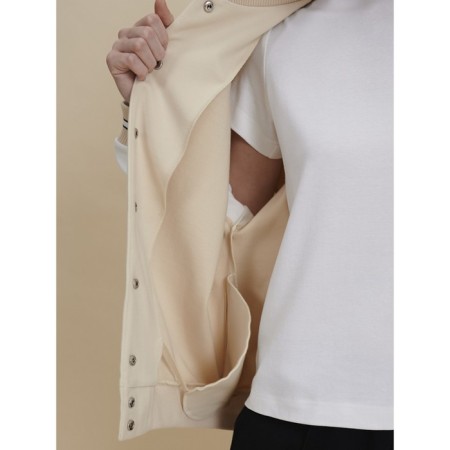 Female jacket, size XL, cream color-11