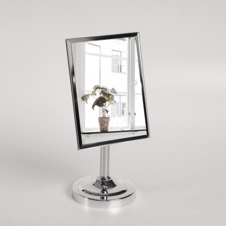 Desktop mirror, mirror surface 13 × 16 cm, silver color-2