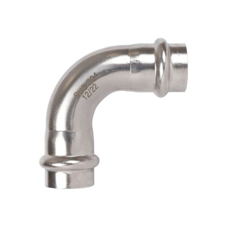 The two-frame square Rommer RSS-0003-000018, VPR-ID, D = 18 mm, 90 °, press, stainless steel. steel-2