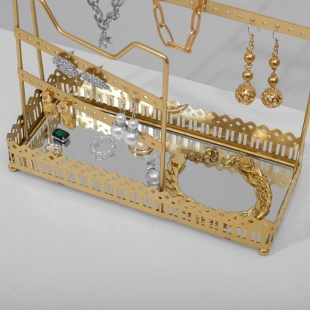 Steam for jewelry with a place for storage "frame", 26.5 × 23 × 10 cm, color gold-1