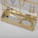 Steam for jewelry with a place for storage "frame", 26.5 × 23 × 10 cm, color gold