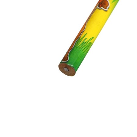 Black pencil with an eraser "Zoo", hardness of NV-3