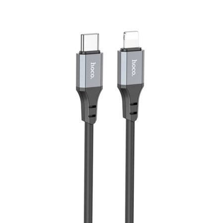 Hoco X92, Type -C cable - Lightning, 3 m, silicone braid, black-4