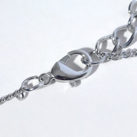 Piece "Dragon" wriggling, silver color, l = 46 cm-2