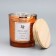 Aromatic candle in a glass "Dream Star", white tea and ginger lily, 7.5x8.5 cm