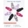 Slippers with a massage effect, open nose, size 40-41, black color