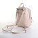Women's backpack city on lightning, 4 outer pockets, letizia forzza, beige color