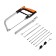 A set with a hacksaw tundra, universal, on wood, plastic, metal, glass, ceramics